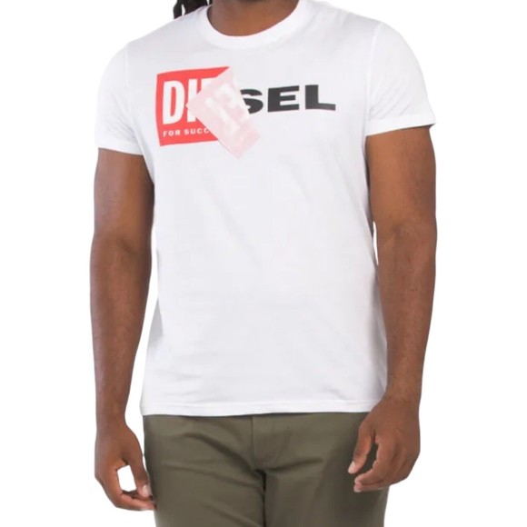 T-shirt Diesel T-Diego QD Manica Corta, Cotone, Girocollo, Stampata, Vintage